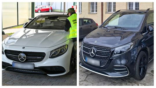 Bezledy i Gołdap: dwa warte pół miliona złotych Mercedesy odzyskane