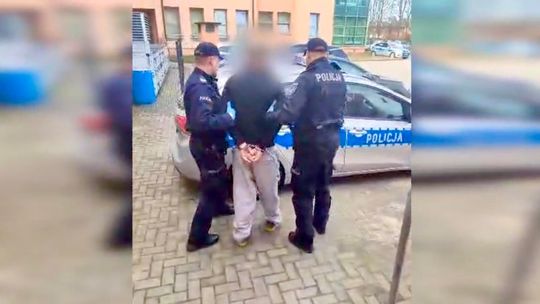 Braniewo: groził śmiercią i napadał młodych ludzi. Agresor w rękach policji