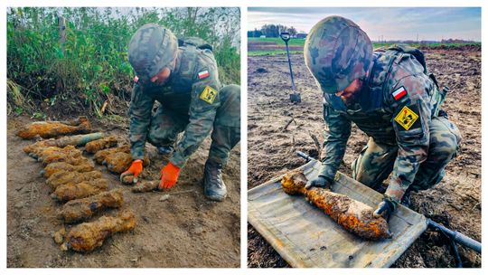 Braniewscy saperzy na kolejnej interwencji. Po raz 250. w tym roku!