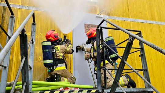 Braniewski browar miejscem dużych manewrów służb ratunkowych
