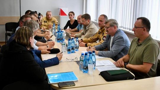 Co dalej po podtopieniach w Braniewie? Władze i służby omawiały plan działań