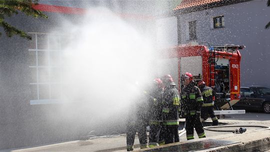 „Ćwiczebny pożar” w urzędzie miasta i browarze