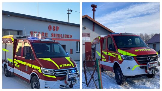 Dwa nowe wozy pożarnicze trafiły do OSP z gminy Wilczęta