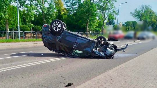Groźne zdarzenie w Braniewie! Ulica Elbląska całkowicie zablokowana