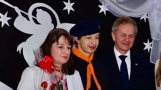 Młody bohater otrzymał podziękowania