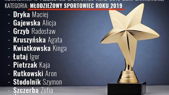 MŁODZIEŻOWY SPORTOWIEC ROKU 2019. Wybierz w plebiscycie