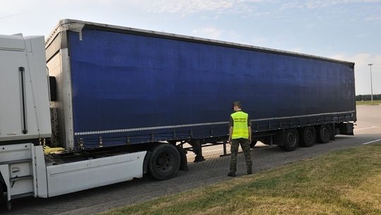 Naczepa nie wyjechała z Polski