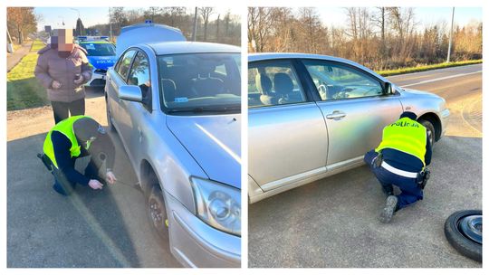 Nie mandat, a pomoc. Policyjna interwencja w Bobrowcu