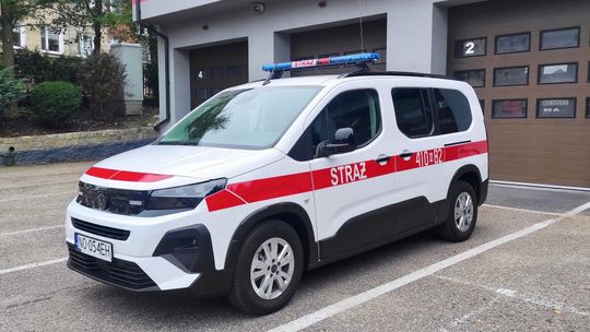 Nowy Peugeot Rifter zasilił flotę straży pożarnej w Braniewie