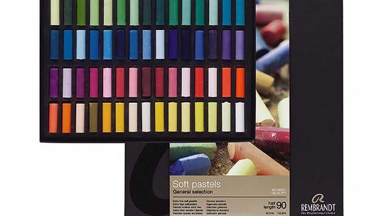 Pastele olejne i suche w sztabkach oraz kredce