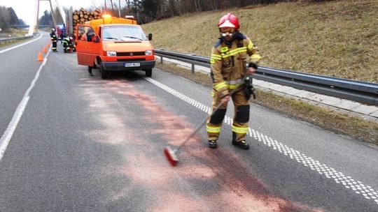 Plama oleju na „berlince”