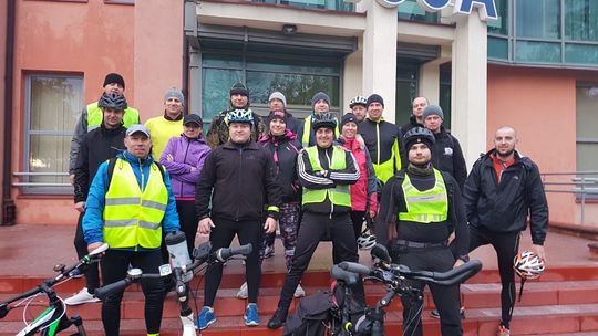 Policjanci z Braniewa w sztafecie dla chorego kolegi