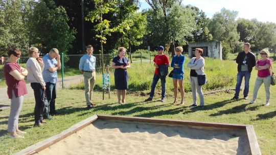 Powakacyjne spotkanie burmistrz z mieszkańcami