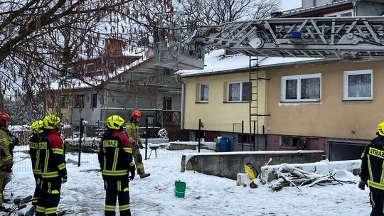 Pożar sadzy. Szybka akcja strażaków