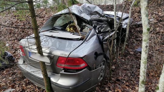 Śmiertelny wypadek. Kierowca uderzył w drzewo