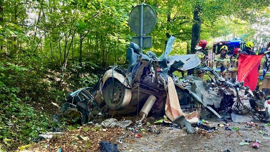 Śmiertelny wypadek na trasie Galiny-Kosy. Nie żyje 27-latek
