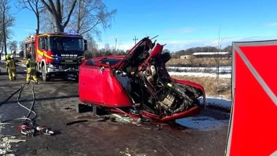 Śmiertelny wypadek na trasie Święta Lipka-Reszel