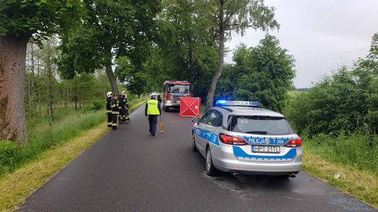 Śmiertelny wypadek. Zginął motorowerzysta