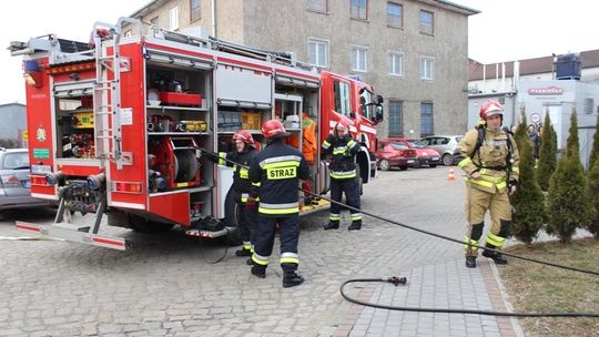 Strażacy ćwiczyli w piekarni