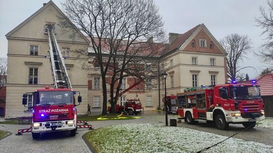 Strażacy w muzeum. Nie przyjechali zwiedzać