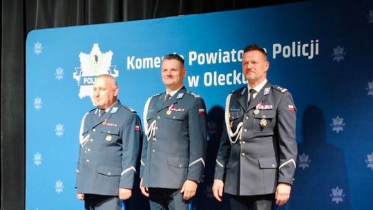 Uroczyste pożegnanie i nowy rozdział. Zmiany na czele oleckiej policji