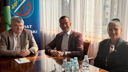 Wicewojewoda odwiedził braniewskie starostwo. Rozmowy o inwestycjach i zdrowiu