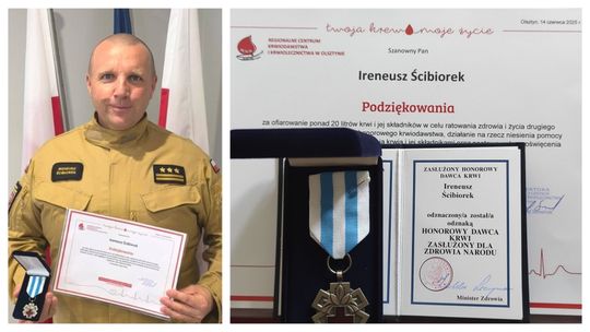 Zasłużony dla Zdrowia Narodu. Wyjątkowe wyróżnienie dla braniewskiego strażaka