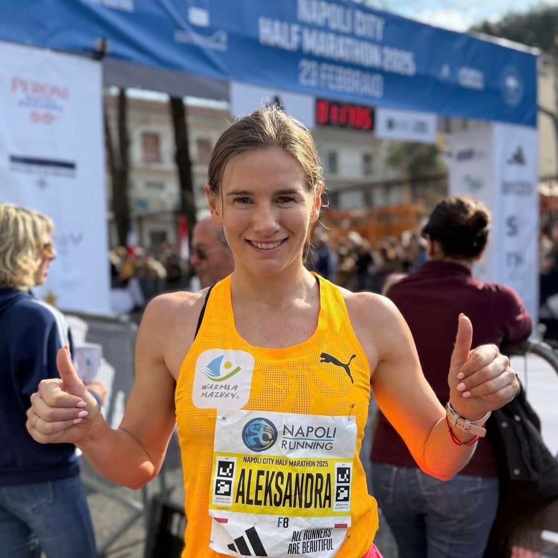 Aleksandra Lisowska w pierwszej dziesiątce półmaratonu w Neapolu. „Nie jestem zadowolona”