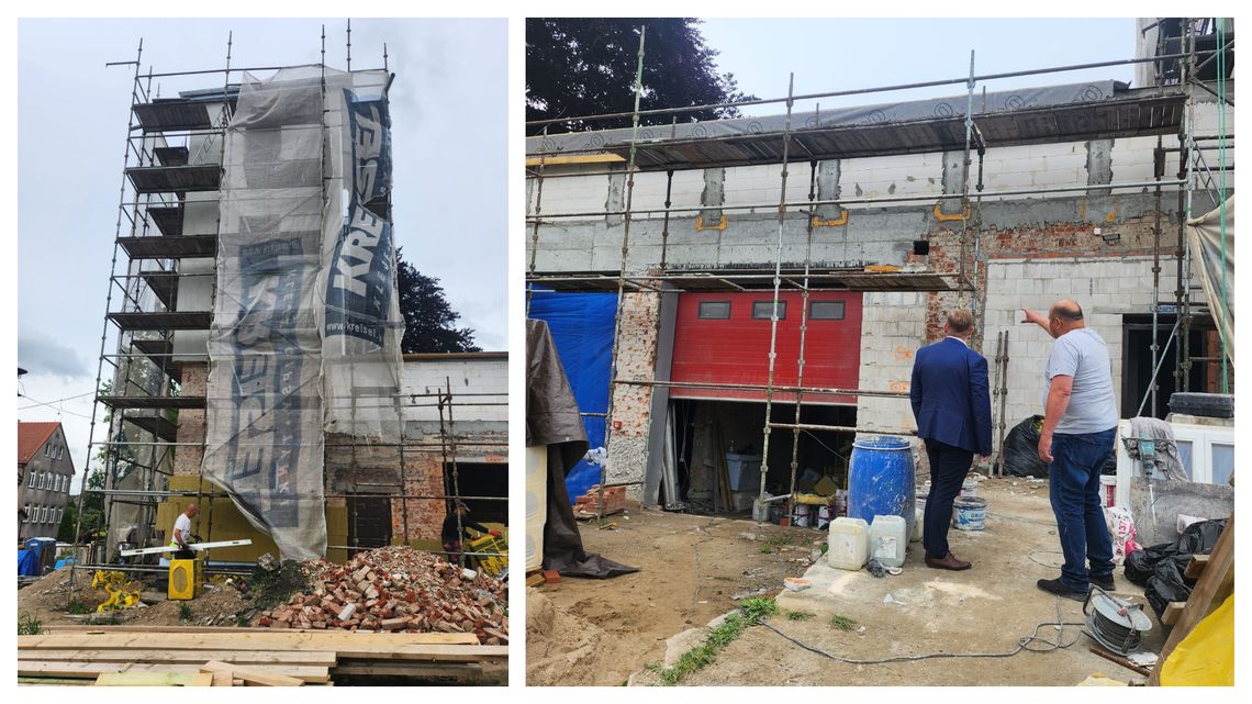 Bezpieczniej w gminie. Trwa modernizacja strażnicy OSP