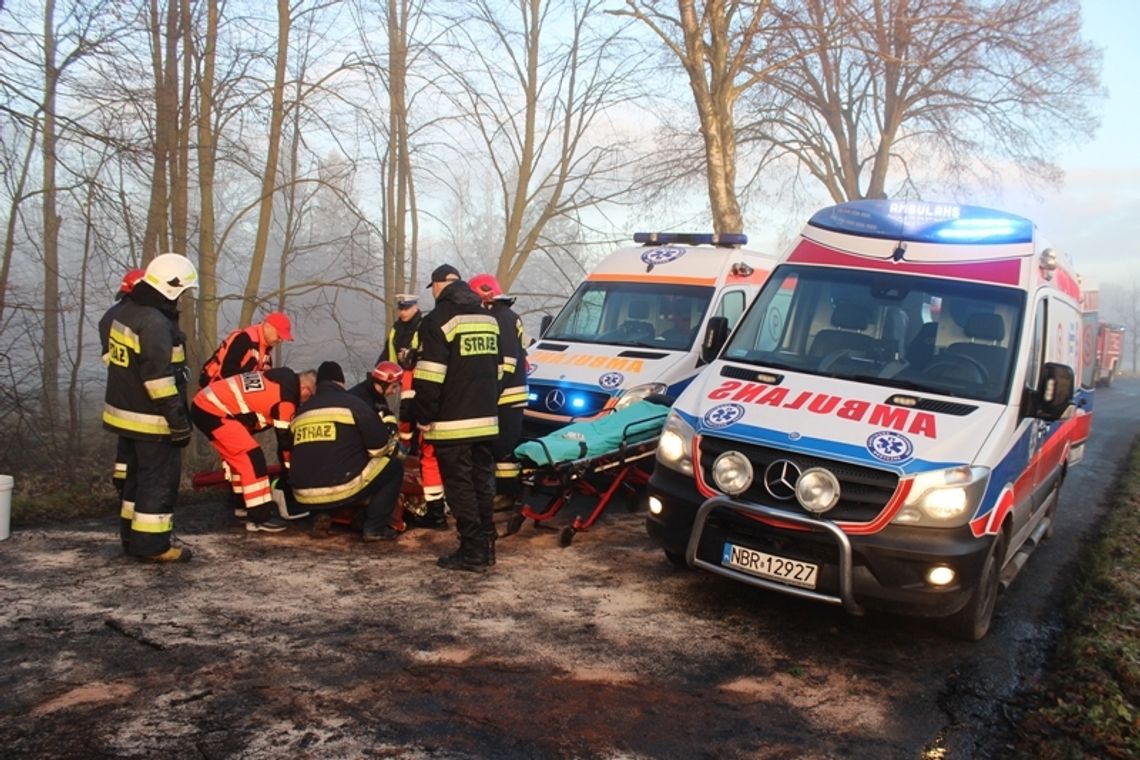 Groźny wypadek. Pięć osób w szpitalu