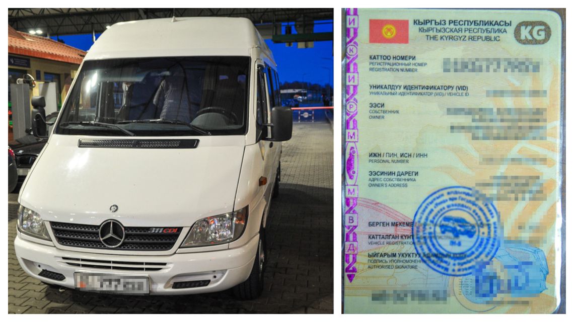 Kirgiskie dokumenty i tablice rejestracyjne ciągle na topie