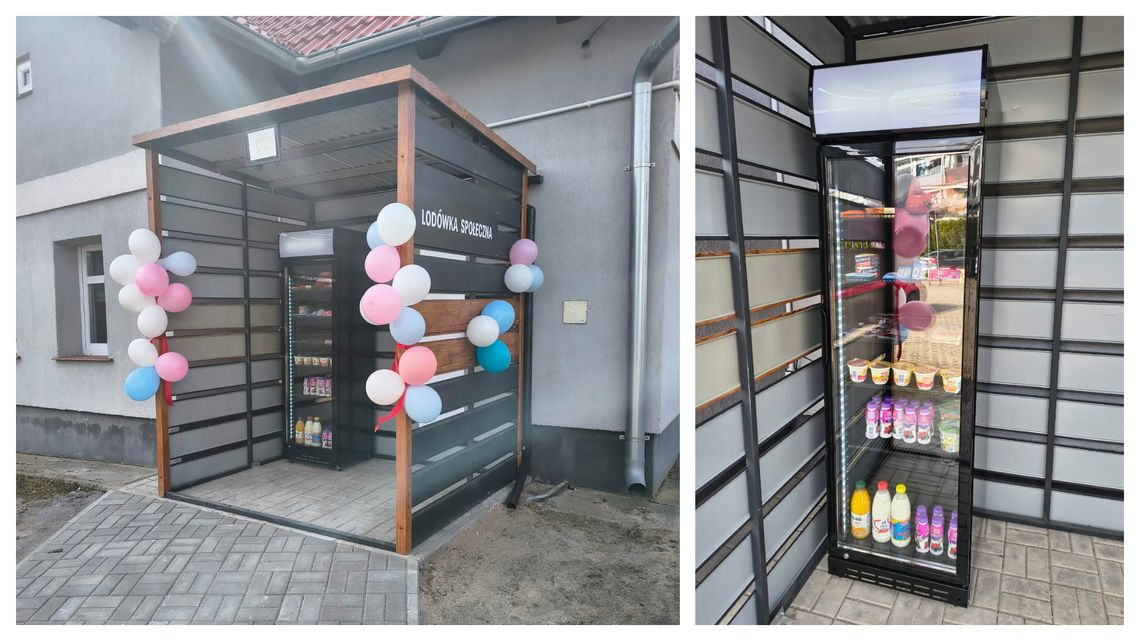 Nie wyrzucaj po świętach – oddaj! Lodówka społeczna już działa w Pieniężnie Nie wyrzucaj po świętach – oddaj! Lodówka społeczna już działa w Pieniężnie