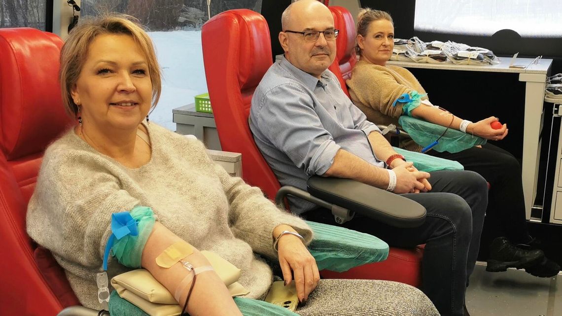 Pierwsza z sześciu zbiórek. Mocny start krwiodawców w Braniewie