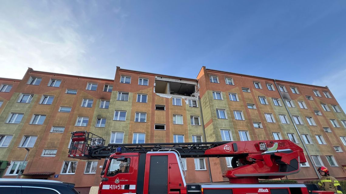 Po eksplozji w mieszkaniu w Braniewie: nie wszyscy mieszkańcy mogą powrócić do swoich lokali