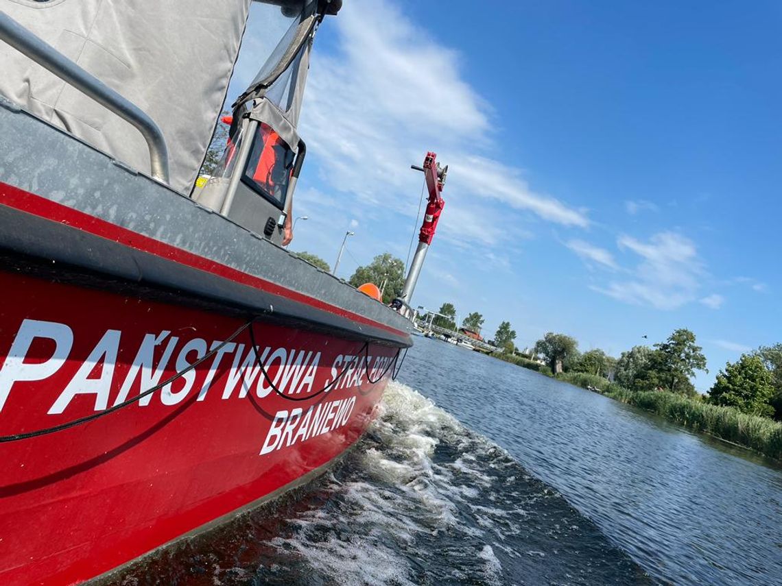 Popłynęli rzeką Pasłęką. Patrol dla bezpieczeństwa