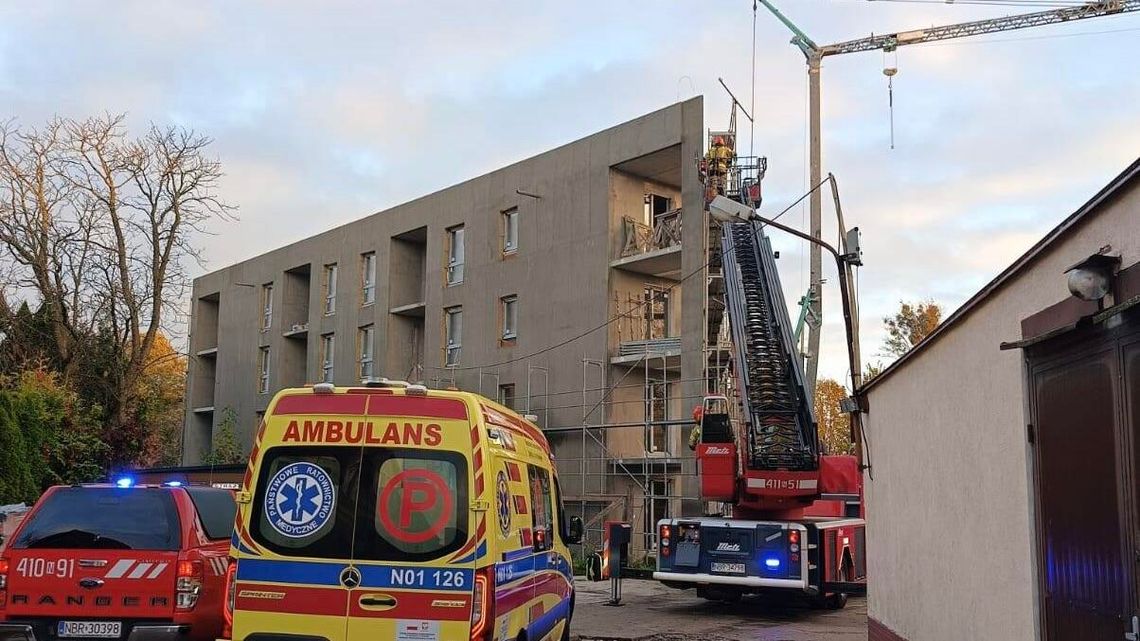 Śmiertelny wypadek: dramat na budowie czteropiętrowego bloku