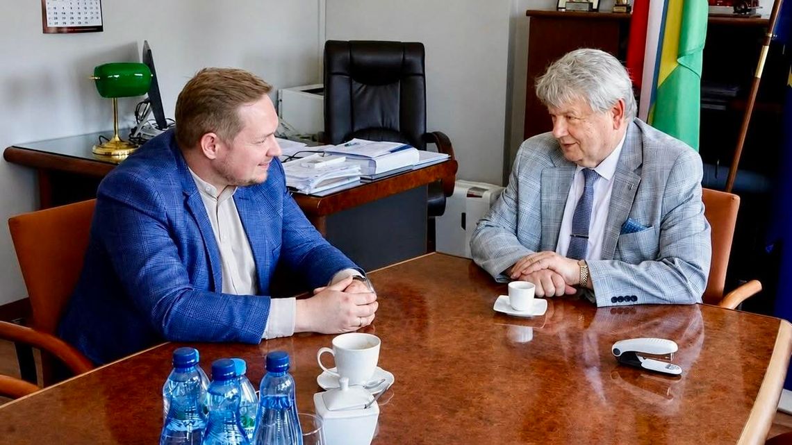 Starosta braniewski i wójt Lelkowa rozmawiali o drogach i wspólnych inwestycjach Starosta braniewski i wójt Lelkowa rozmawiali o drogach i wspólnych inwestycjach