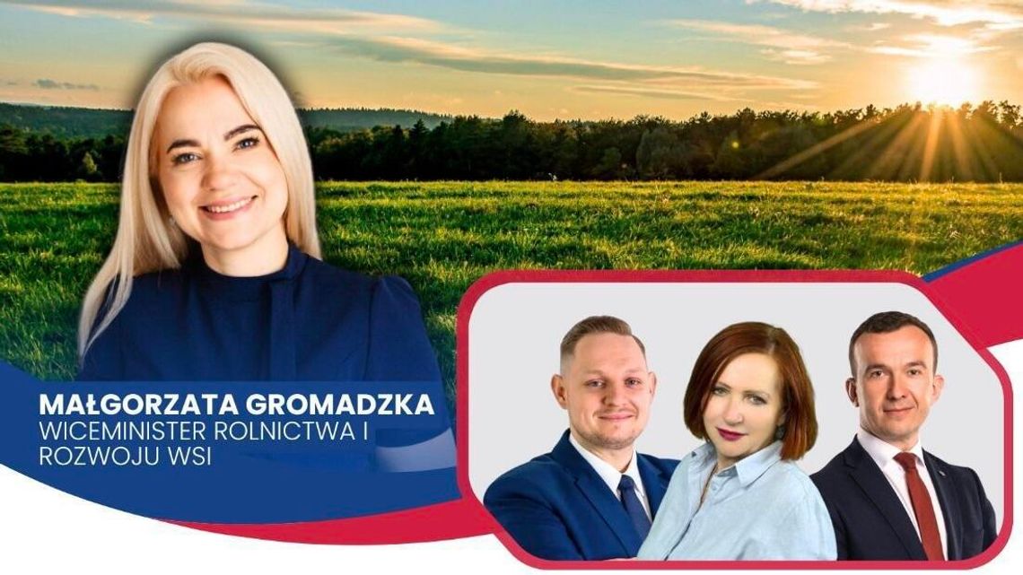 Wiceminister rolnictwa spotka się z mieszkańcami i rolnikami w Lelkowie Wiceminister rolnictwa spotka się z mieszkańcami i rolnikami w Lelkowie