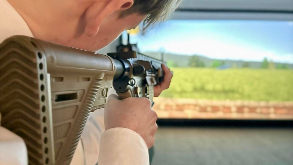 Wirtualna strzelnica w braniewskiej szkole podstawowej