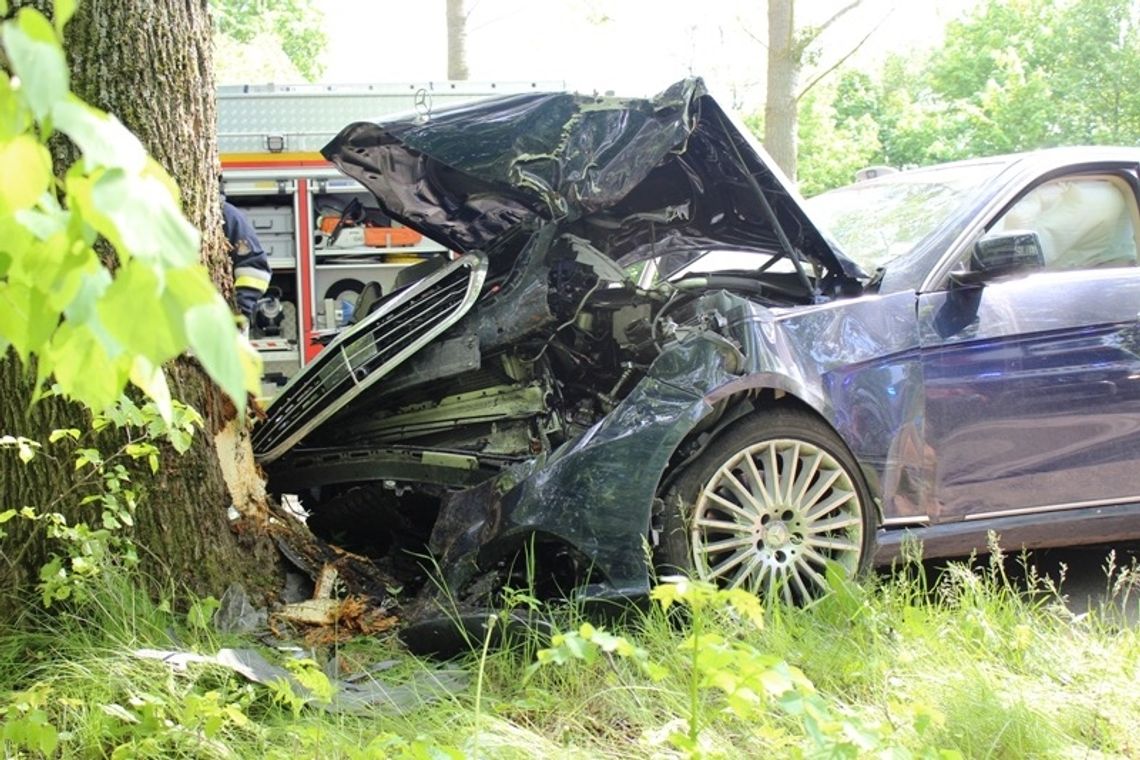 Wypadek koło Świętochowa. Ranni w szpitalu