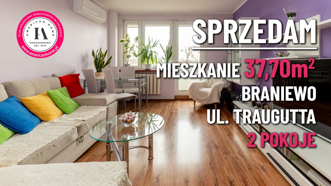 Komfortowe, dwustronne mieszkanie po remoncie – Braniewo, ul. Traugutta