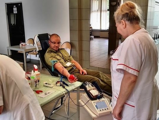 Zbiórka krwi w Straży Granicznej