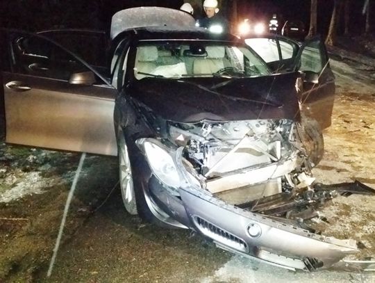 Wypadek BMW na trasie Pakosze – Kierpajny Wielkie