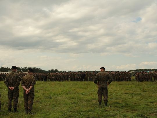 Żołnierze brygady na poligonie