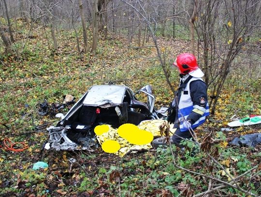 Śmiertelny wypadek w Bemowiźnie / © KP PSP w Braniewie