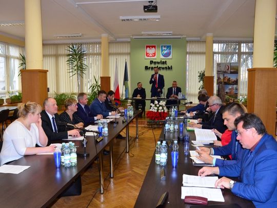 Sesja Rady Powiatu Braniewskiego, ustalanie składu komisji