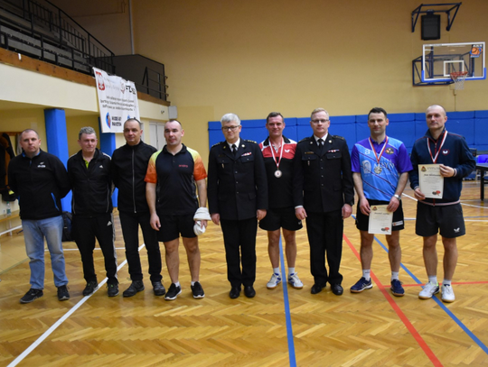 Mistrzostwa Województwa Warmińsko-Mazurskiego Strażaków w Tenisie Stołowym