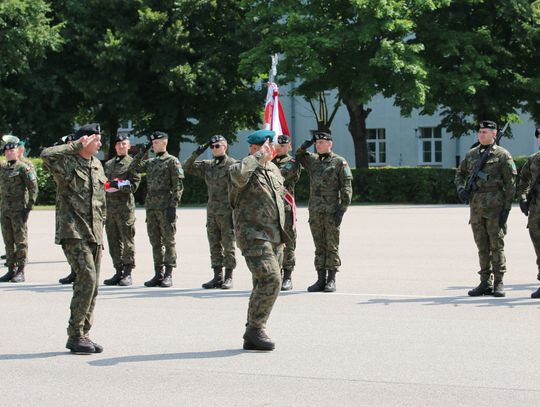 Pożegnanie żołnierzy IX zmiany wyjeżdżającej na Łotwę