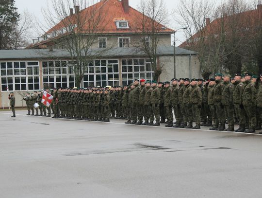 Pożegnanie żołnierzy wyjeżdżających na Łotwę