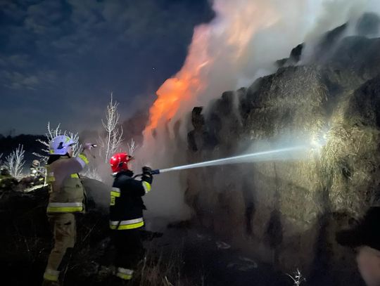 Pożar na terenie kotłowni we Fromborku